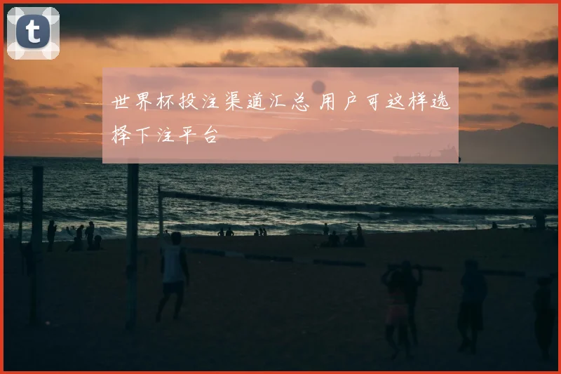 世界杯投注渠道汇总 用户可这样选择下注平台